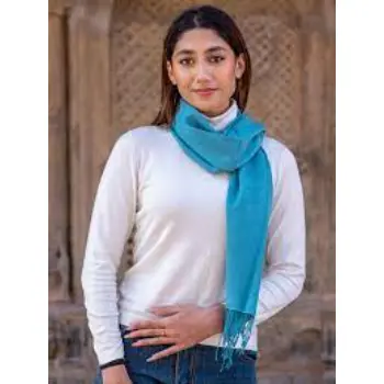 Pashmina Silk Plain Woven Scarf